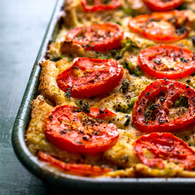 Veg Savory Bread Pudding
